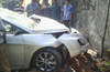 Pedestrian critical after speeding car knocks him down